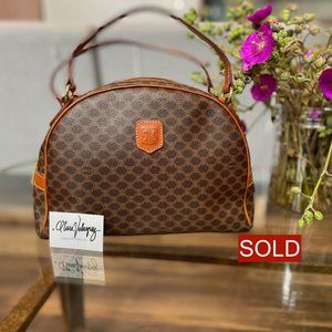 RARE Vintage Celine Macadam Handbag
